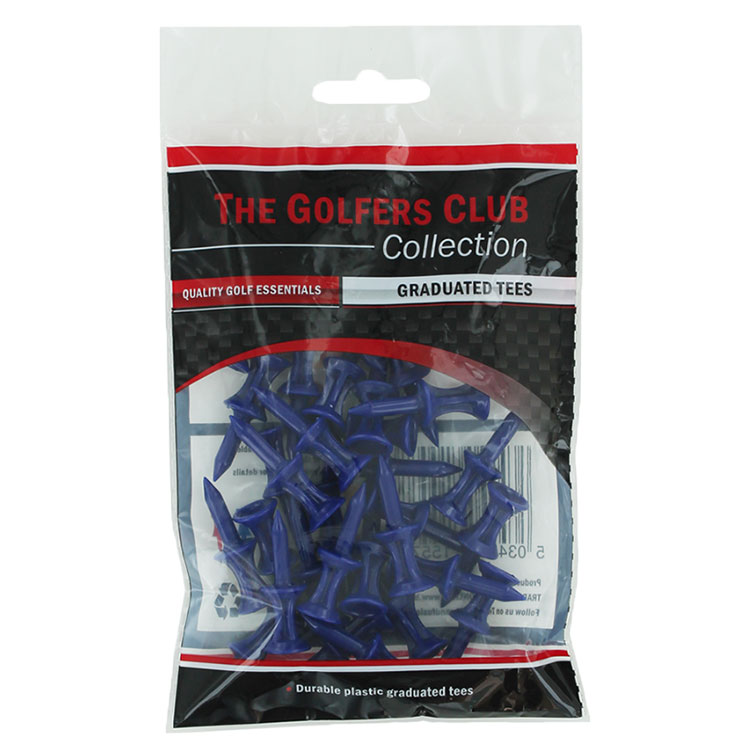 Brand Fusion Graduated 18mm Golf Tees (30 Pack)