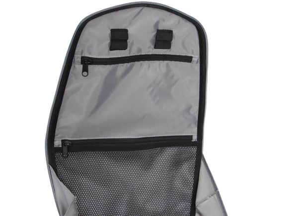 Hepco & Becker Royster saddle bag - Basic seatpad included - black with gray zipper UniversalRef: HBE05706A / 640819 00 01