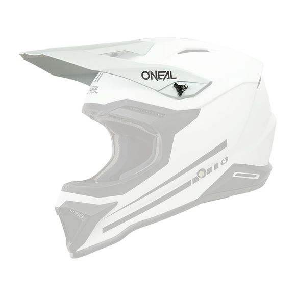 O'Neal 1SRS SOLID 2026 MX Visor—Black / WhiteRef: OL2351 / 0634-280