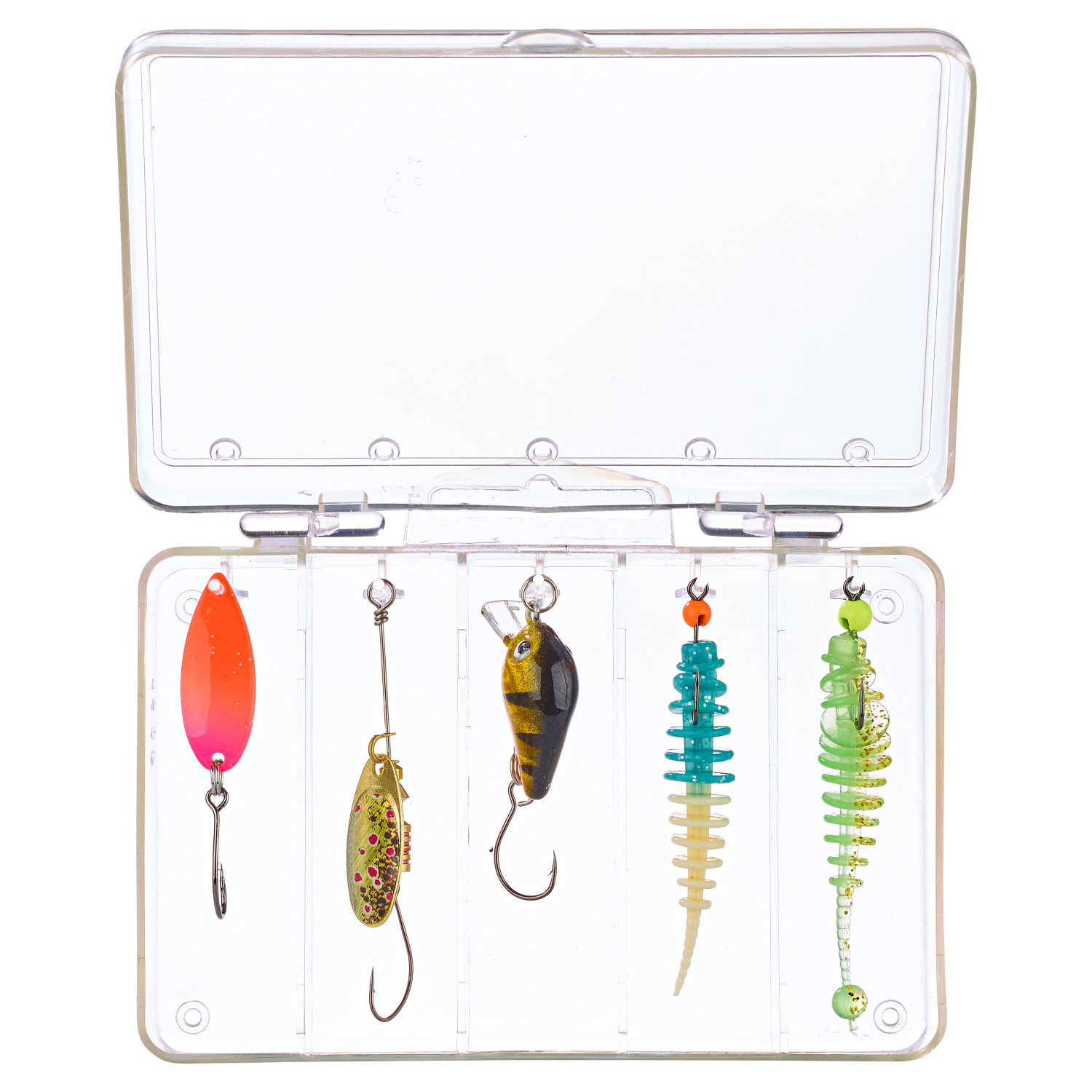 Trout Attack Artificial Lure Sets (Overcast\/Clear Water)