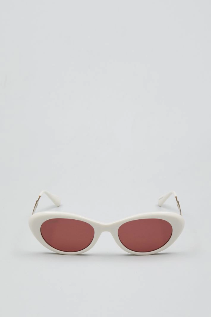 Oval sunglasses - WHITE GOLD