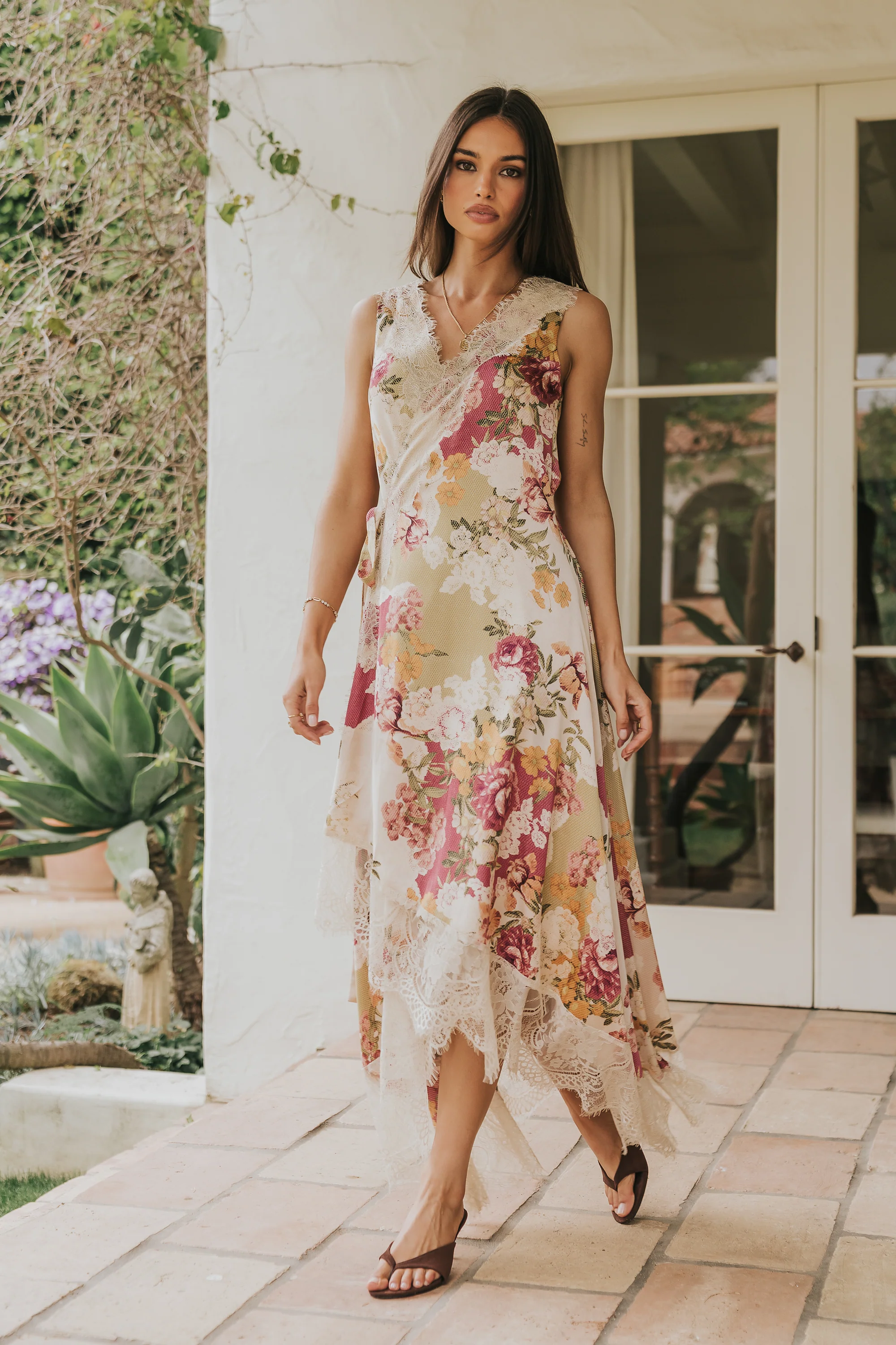 Tess Floral Wrap Dress