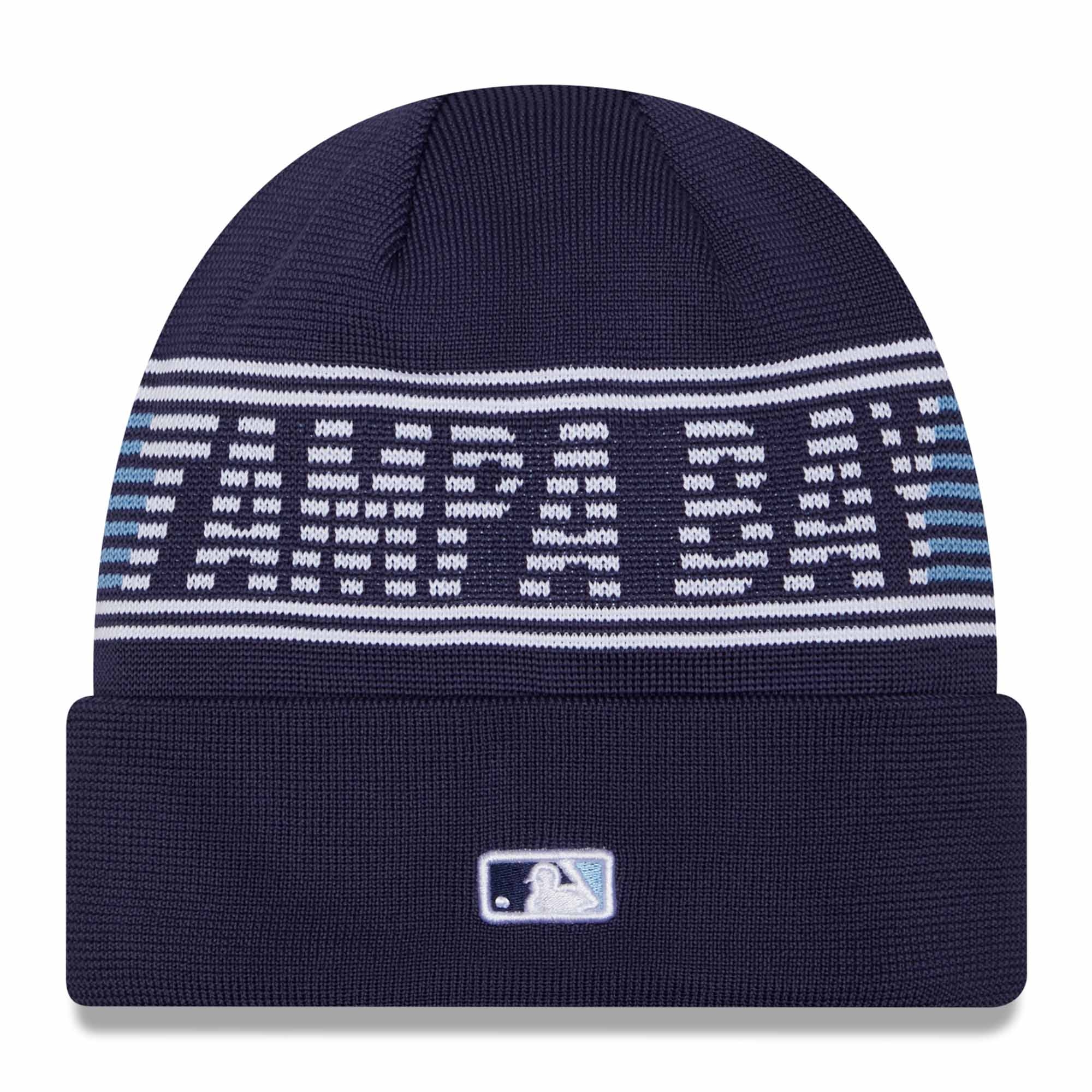 Tampa Bay Rays Authentic 2024 MLB Clubhouse New Era Beanie Knit