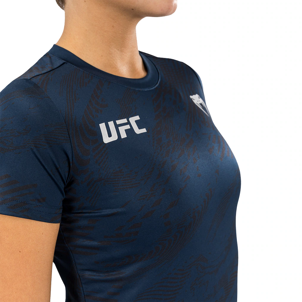 Women's UFC Fusion by Venum Blue Fight Week Dry Tech T-Shirt