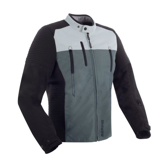 Bering Crosser - Gray / Black Motorcycle JacketRef: BR1493