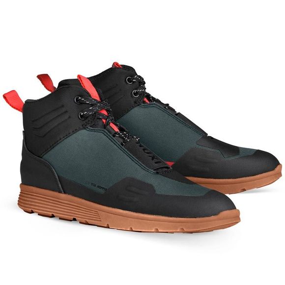 Ixon HOPPER Motorcycle Riding Shoes - Green / BlackRef: IX1776-C64721