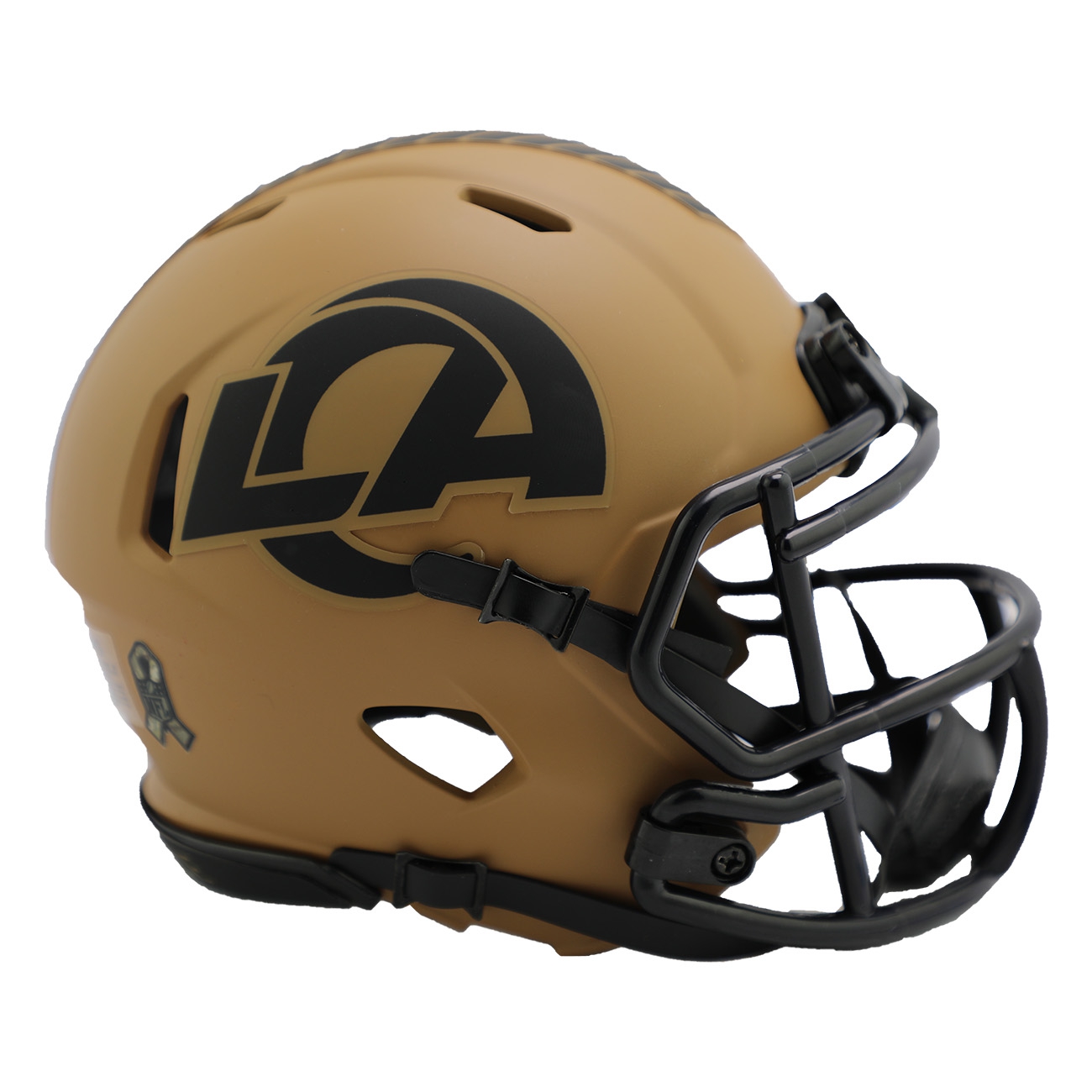 Los Angeles Rams 2023 Salute to Service NFL Speed Mini Helmet