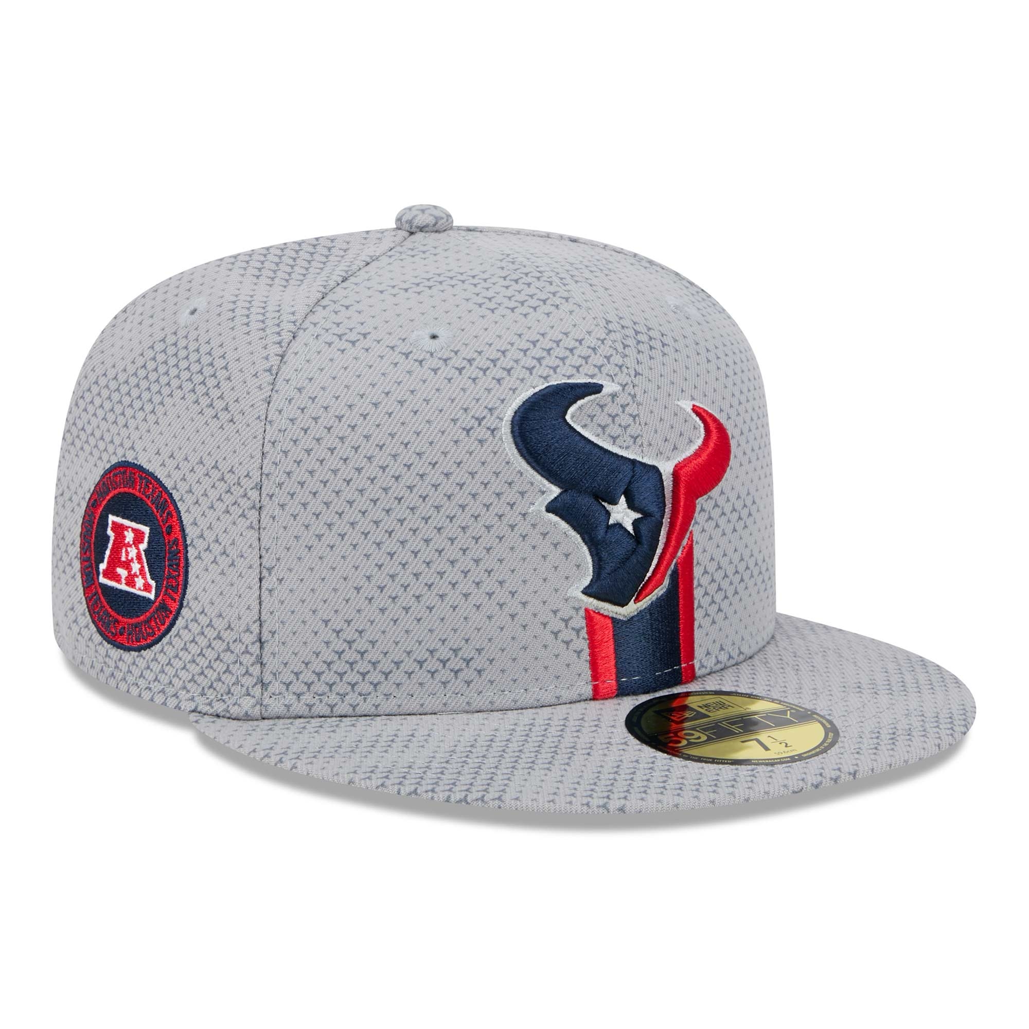 Houston Texans 2024 NFL Sideline New Era 59FIFTY Fitted Cap Gray