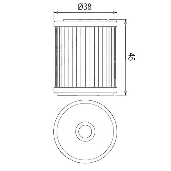 Filtre à huile HifloFiltro HF142 TYPE ORIGINERef : H142 / HF142