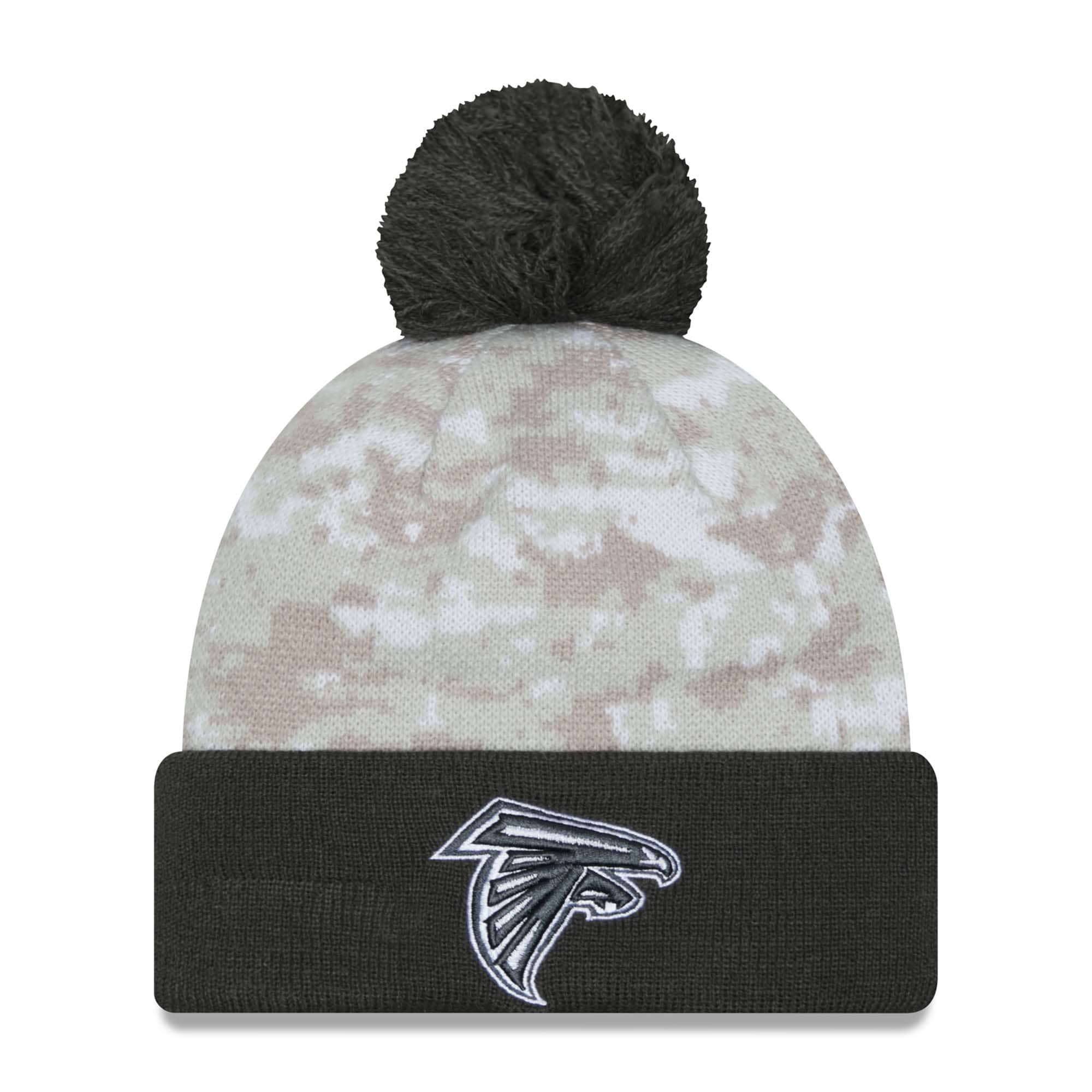 Atlanta Falcons 2024 NFL Salute to Service New Era Sport Pom Knit