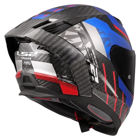 Casque intégral LS2 FF807 DRAGON TRAX - Bleu / RougeRef : LS1017