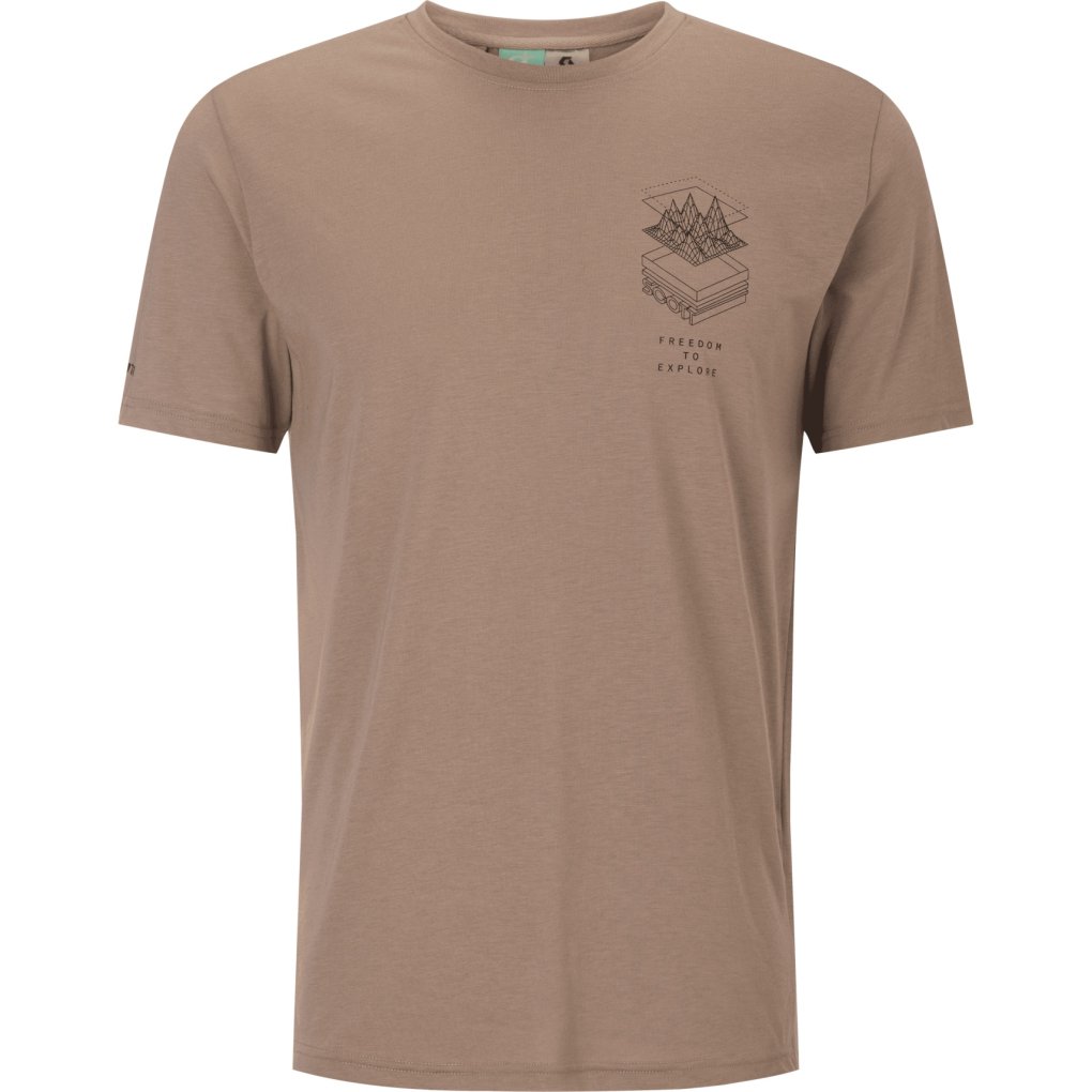 SCOTT Defined DRI Short Sleeve Tee Men - toast beige