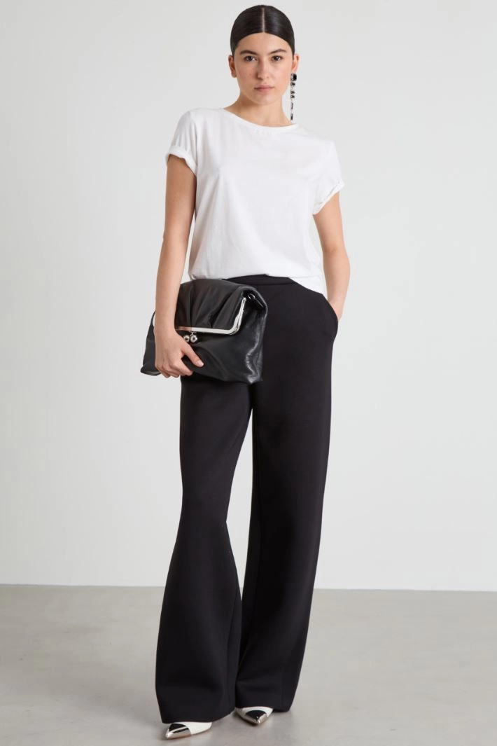 Cotton T-shirt - WHITE