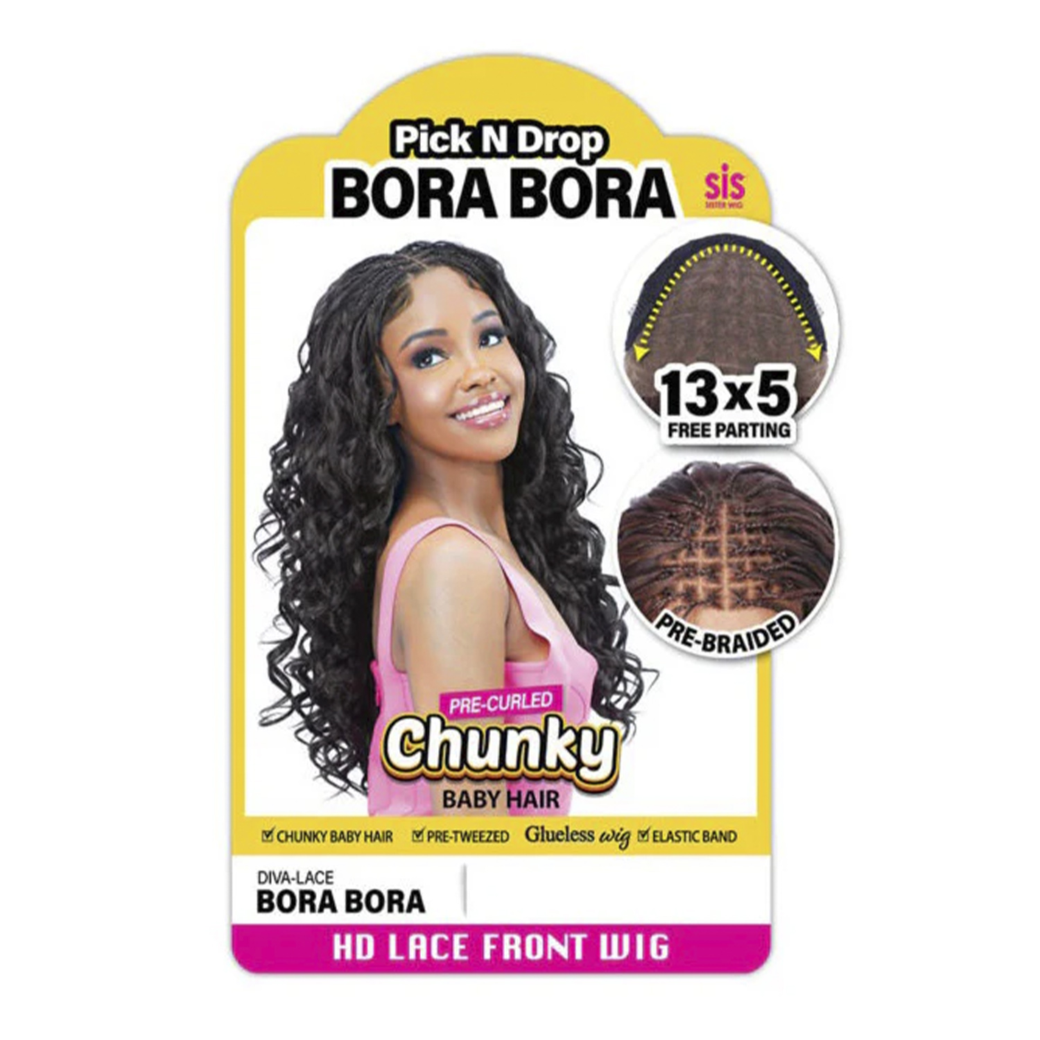 Zury Sis Braided HD Lace Front Wig 13X5 Diva-Lace Bora Bora