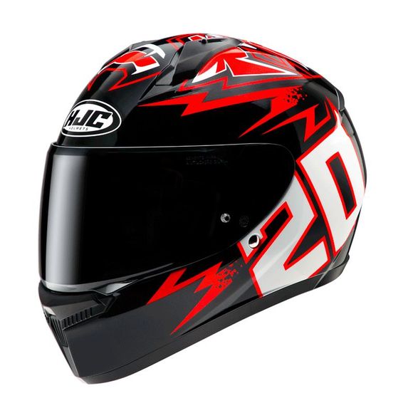 HJC C10 Full-Face Helmet - DIABLO MASK - Black / RedRef: HJ1179