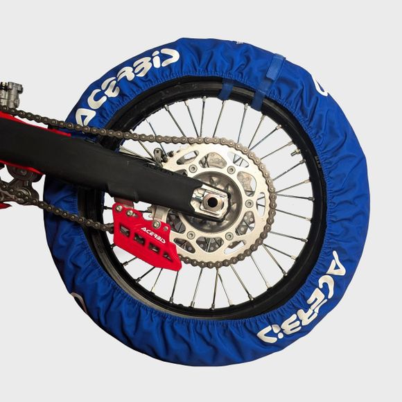 Cover for Acerbis X -Tire Cover 2.0 Universal - White / BlueRef: AE6414