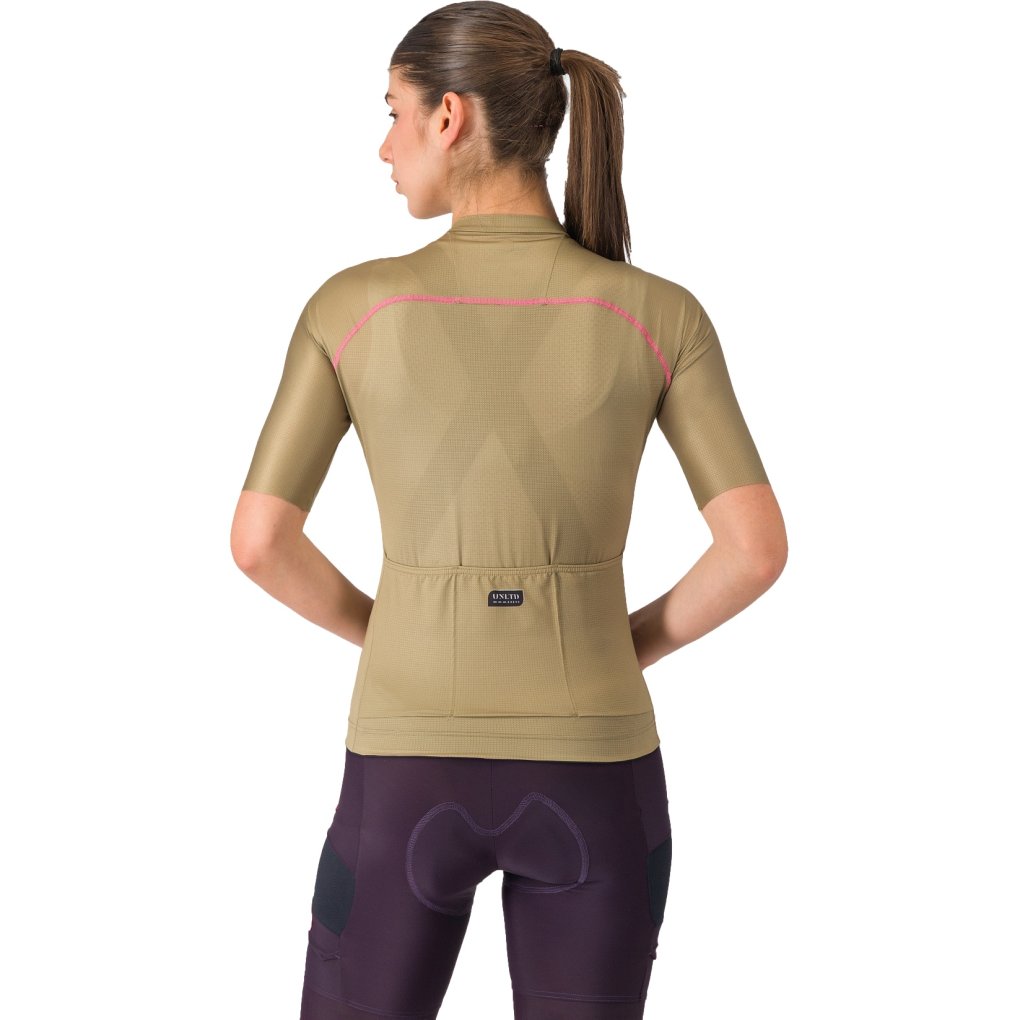 Castelli Unlimited 2 Jersey Women - elmwood/rosa giro-light pink 204