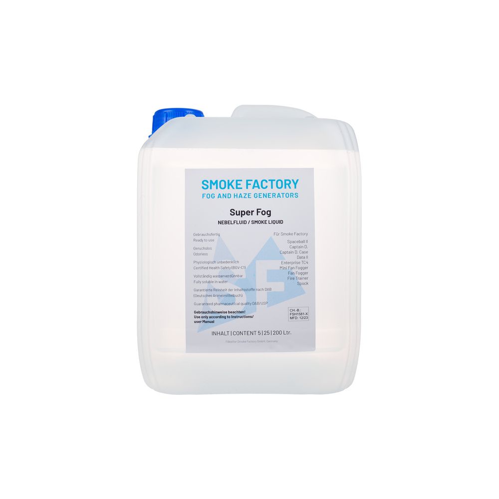 Smoke Factory Super Fog Fluid 5L – Thomann Ireland