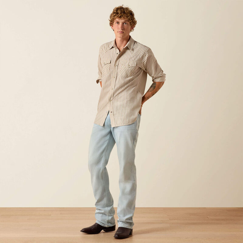 Retro Hesper Fitted Western Snap Shirt