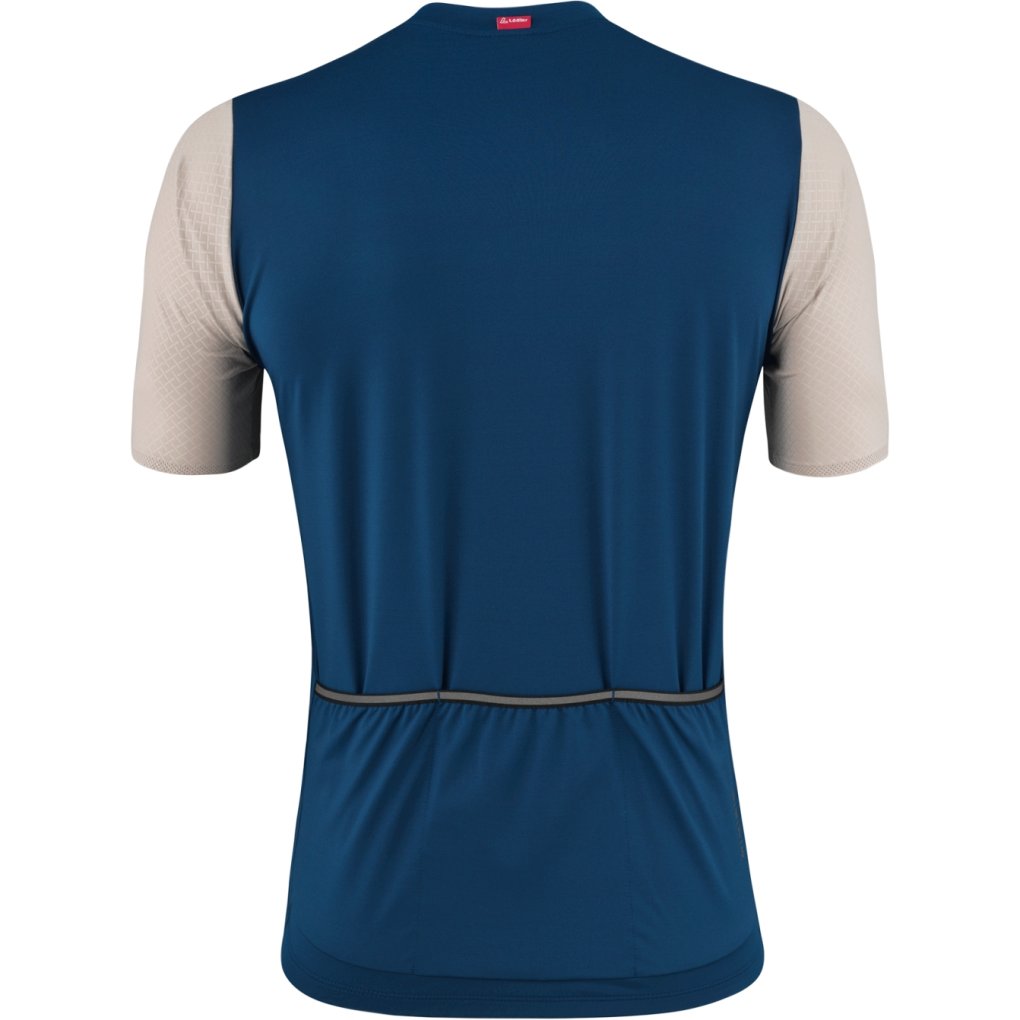 Löffler Skys Clear Mid Full Zip Bike Jersey Men - navy 416