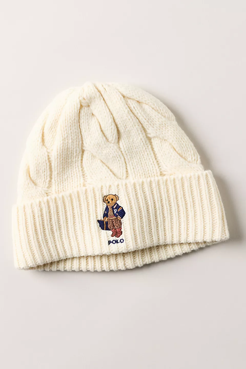 Polo Ralph Lauren Polo Bear Cable-Knit Beanie