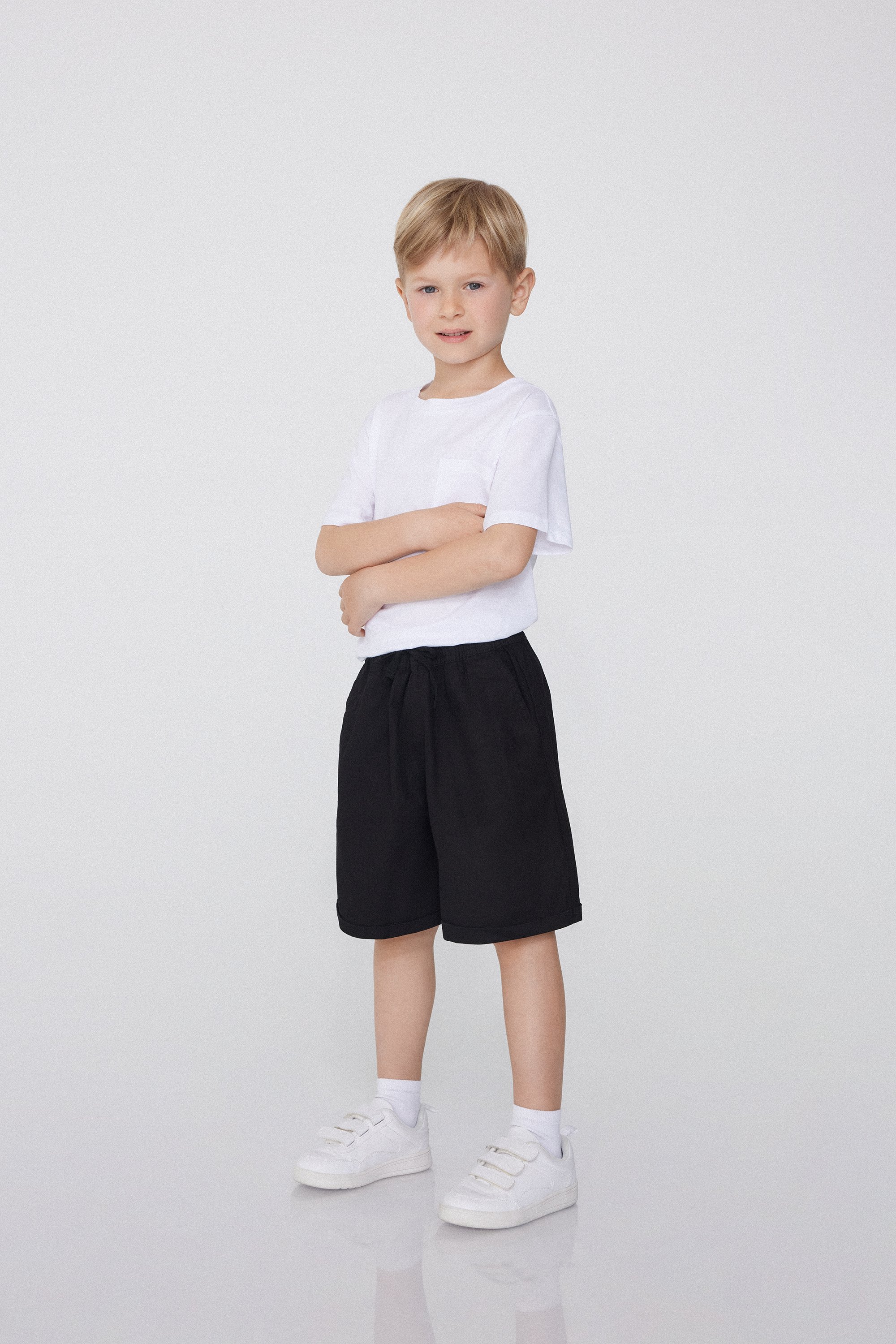 Boys’ Denim Shorts with Drawstring