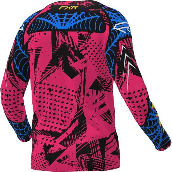 Maillot cross FXR CLUTCH ENFANT - Noir / BlancRef : FXR1747