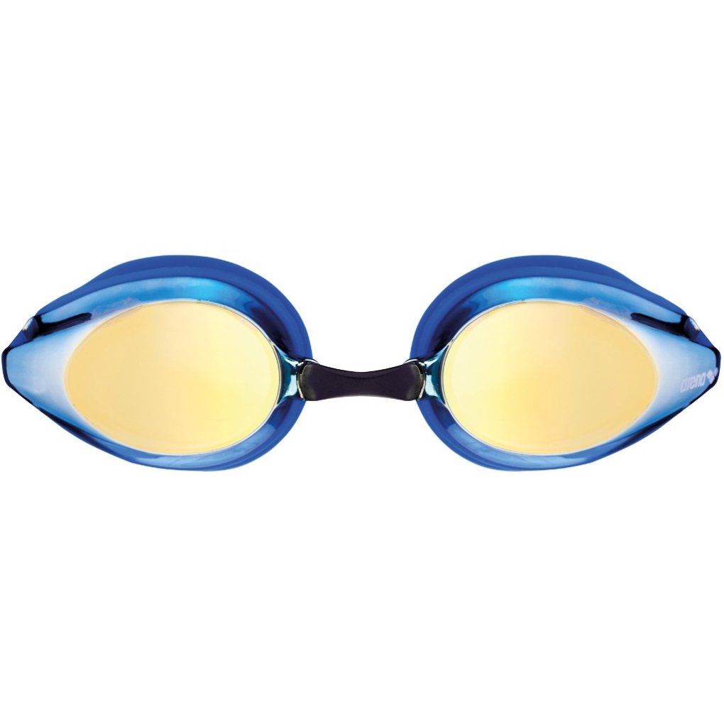 arena Tracks JR Mirror Swimming Goggles Kids - Blue Yellow Revo/Blue/Blue