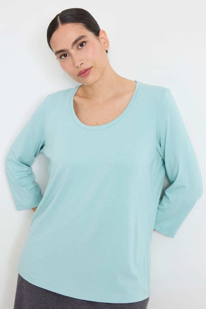 Viscose-jersey T-shirt - MINT