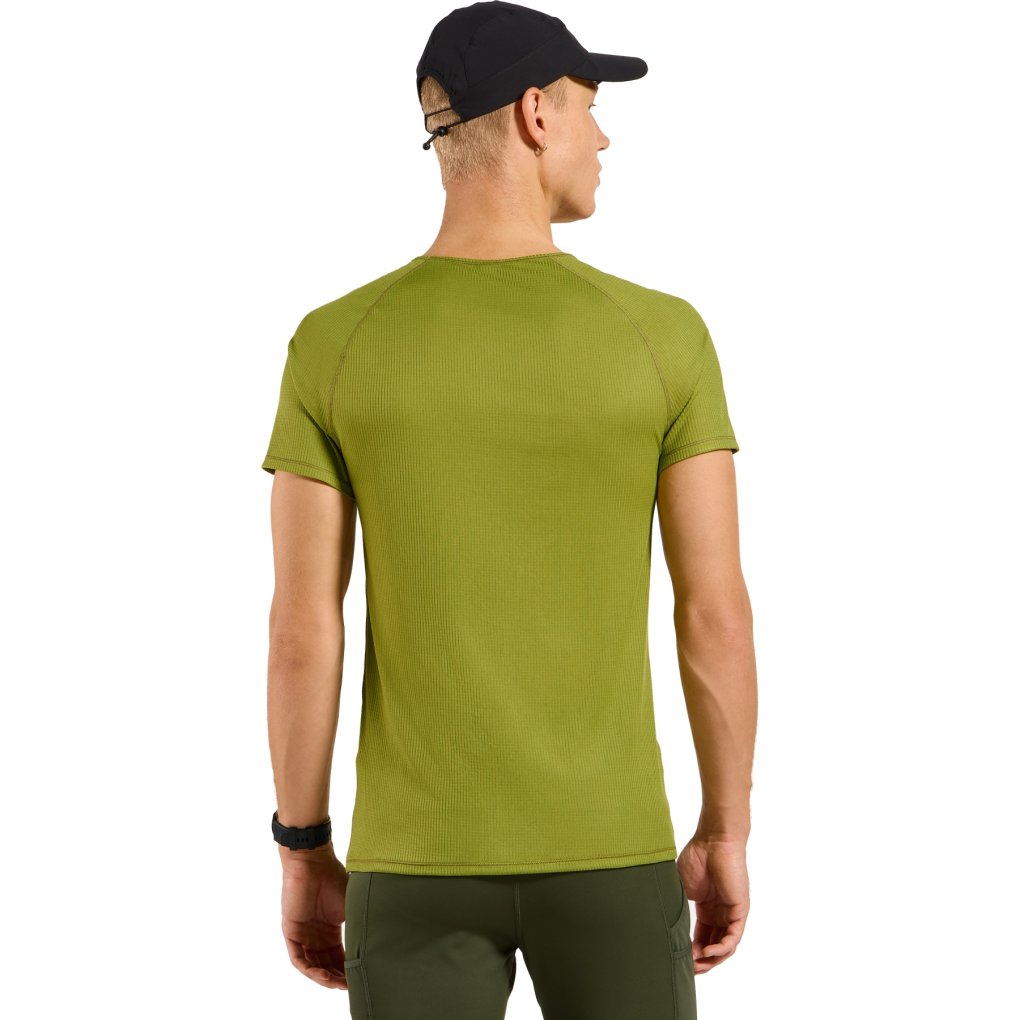Odlo Active Light Crew Neck Short-Sleeve Base Layer Top Men - guacamole