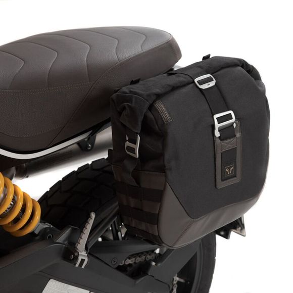 SW-MOTECH Legend Gear saddlebags with left side support (13.5 liters) each - BlackRef : BC.HTA.22.961.20000