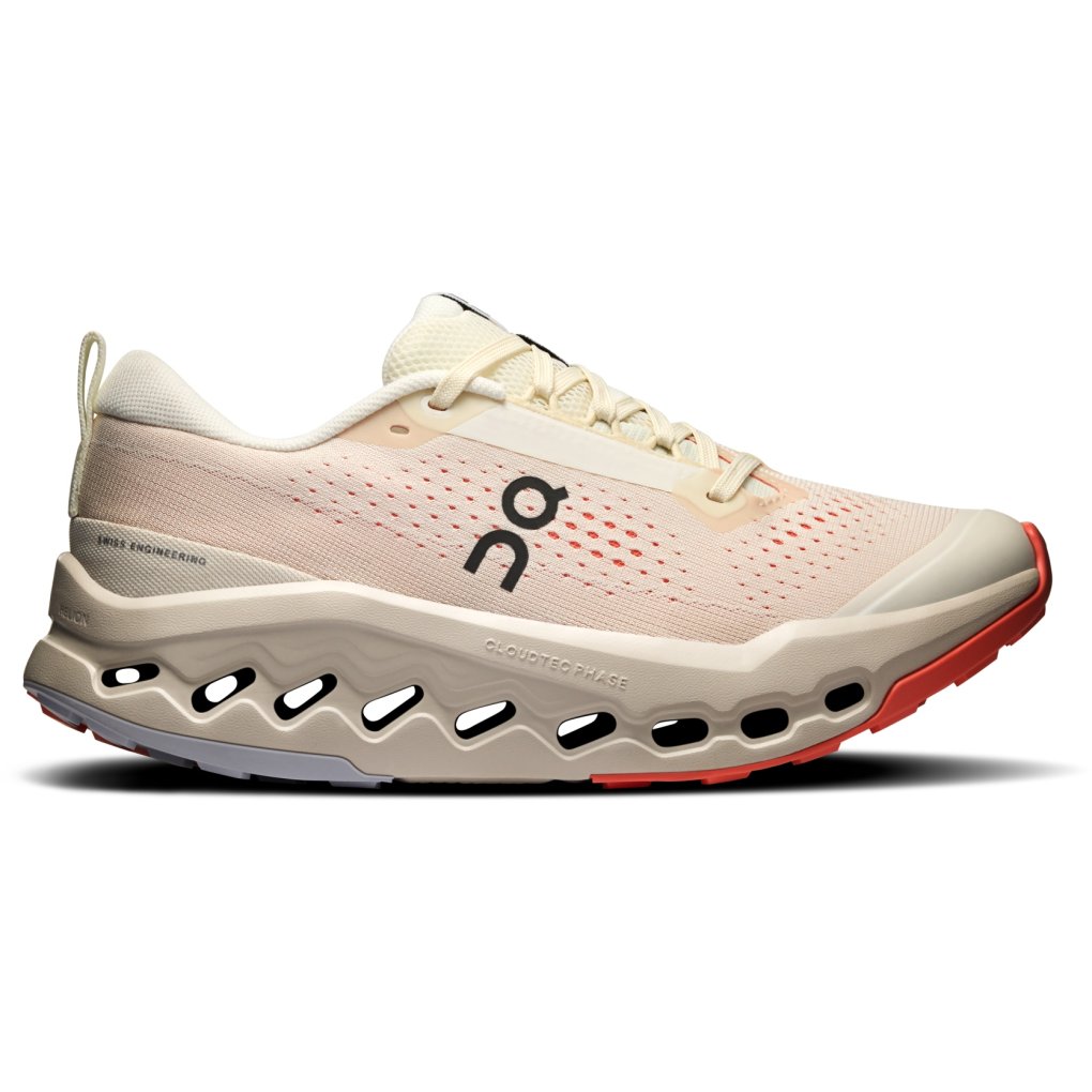 On Cloudsurfer Trail 2 Running Shoes Women - Ivory | Salmon