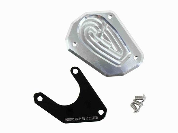 Extension de béquille Hepco & Becker latérale - noir/argentKTM 125 125 DUKE ABS - 2024 - 2025Ref : HBE04617A / 42117671 00 91