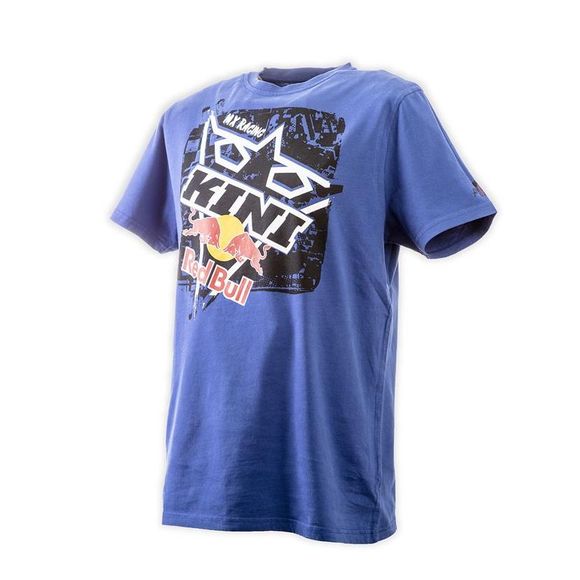 T-Shirt manches courtes Kini Red Bull SQUARE TEE TRUE BLUE - BleuRef : KRB0002