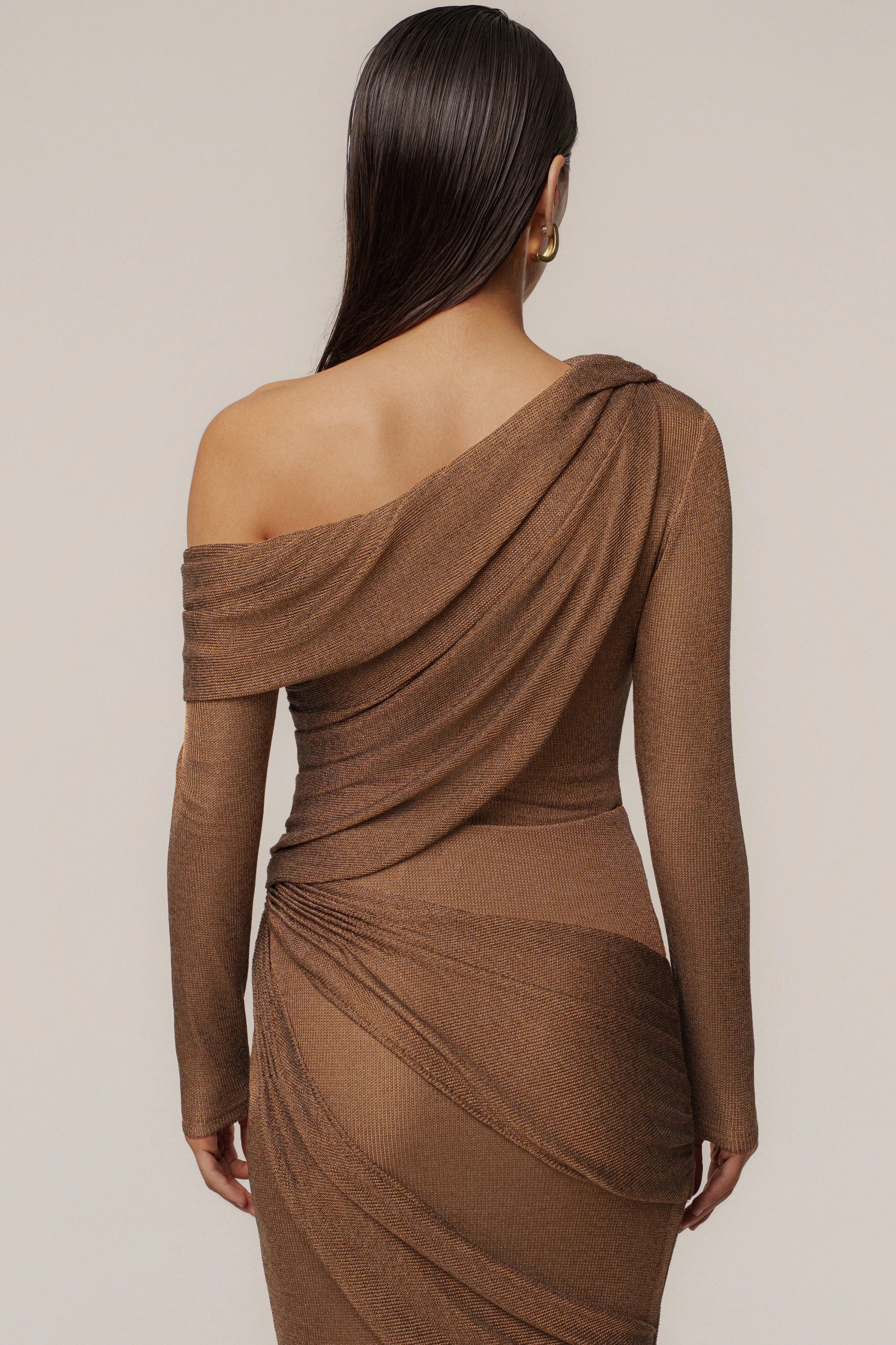 Bronze Opulent Metallic Bodysuit