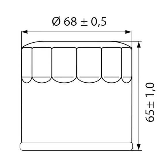 Filtre à huile Ison 553 ELEMENT Type OrigineRef : ISON 553