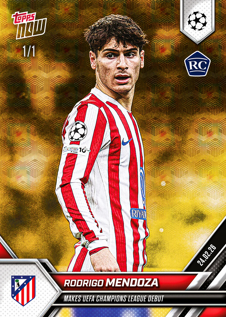 Rodrigo Mendoza - 2025-26 UCL Topps NOW® - Card 95