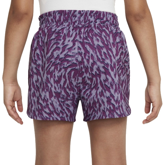 Nike One Woven High-Rise Shorts Kids - daybreak/viotech/vapor green FQ4527-509