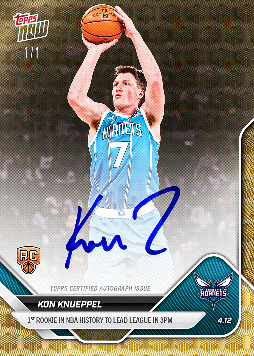 Kon Knueppel - 2025-26 NBA Topps NOW® - Card 252
