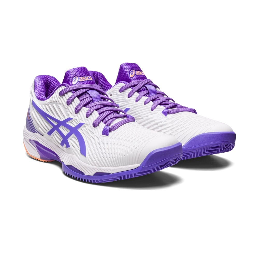 WOMEN’S PURPLE ASICS SOLUTION SPEED FF 2 CLAY 1042A134-104
