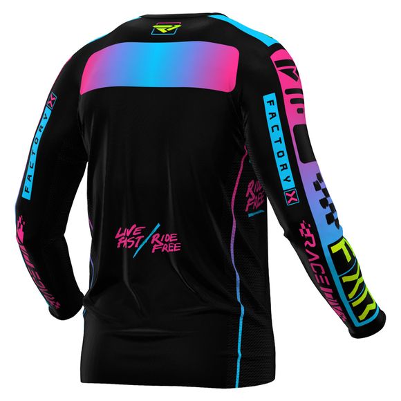 FXR PODIUM GLADIATOR 24 2024 cross jersey - Black / MulticolorRef: FXR0459