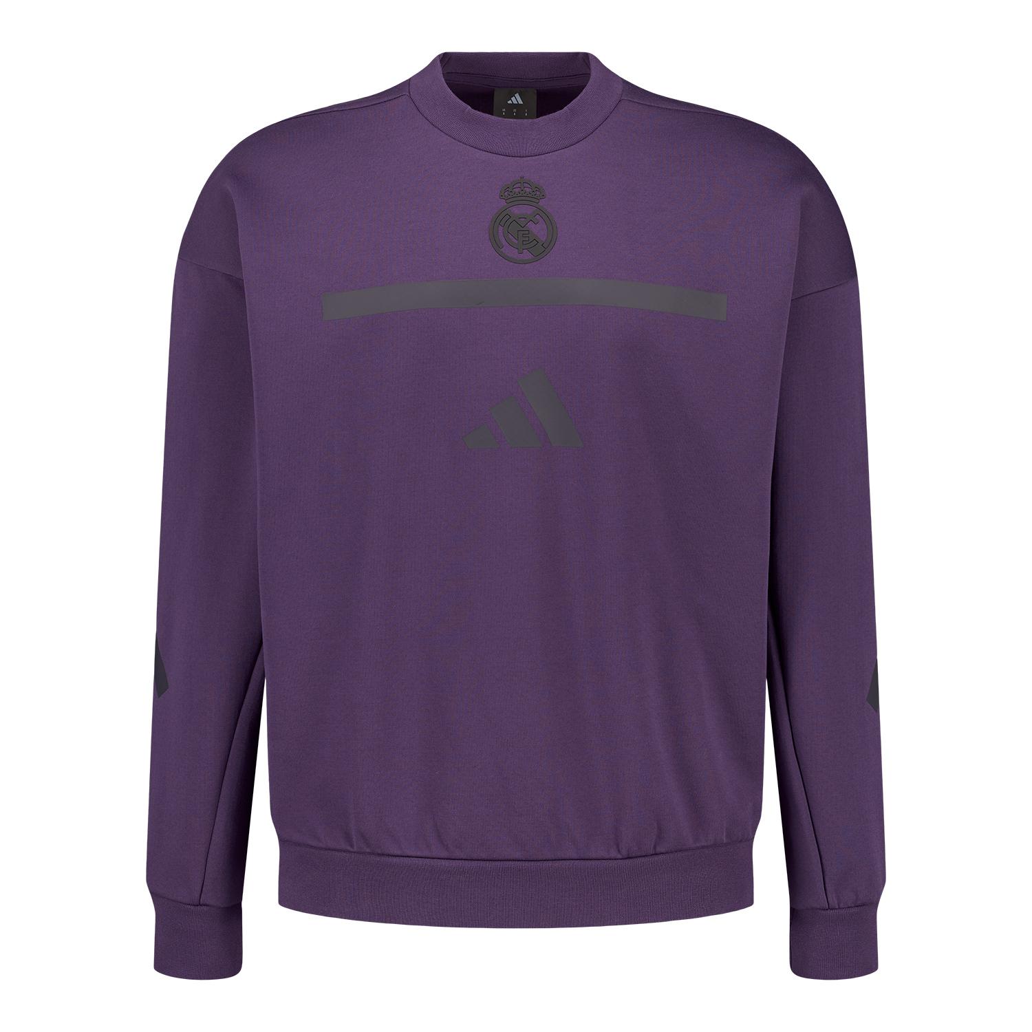 Mens Adidas Real Urban Sweatshirt Purple