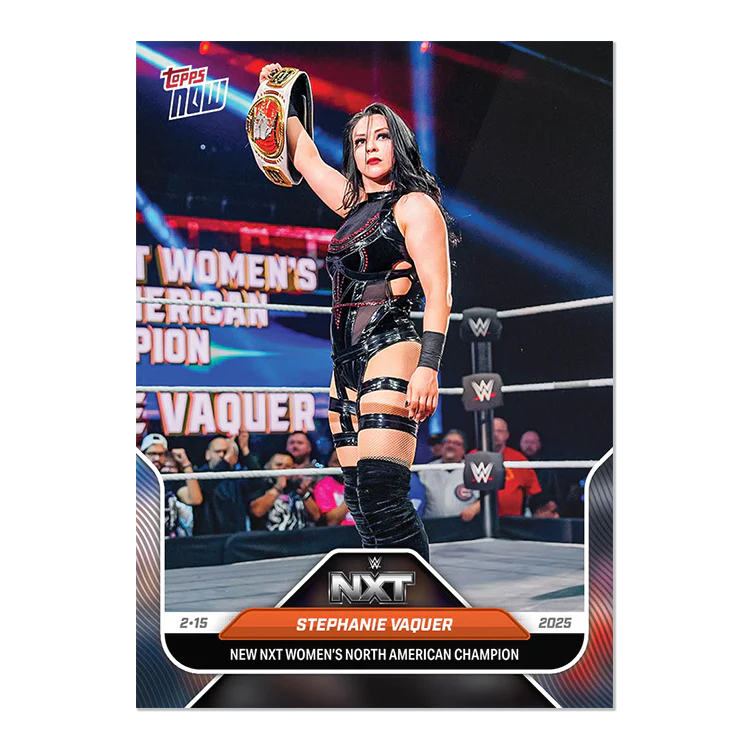 Stephanie Vaquer - 2025 WWE Topps NOW® Card 19