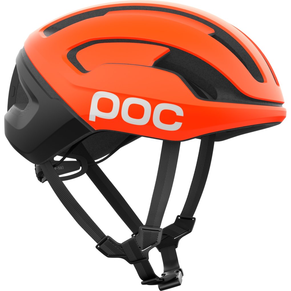 POC Omne Beacon MIPS Helmet - 8817 Fluorescent Orange Matt/Uranium Black Matt