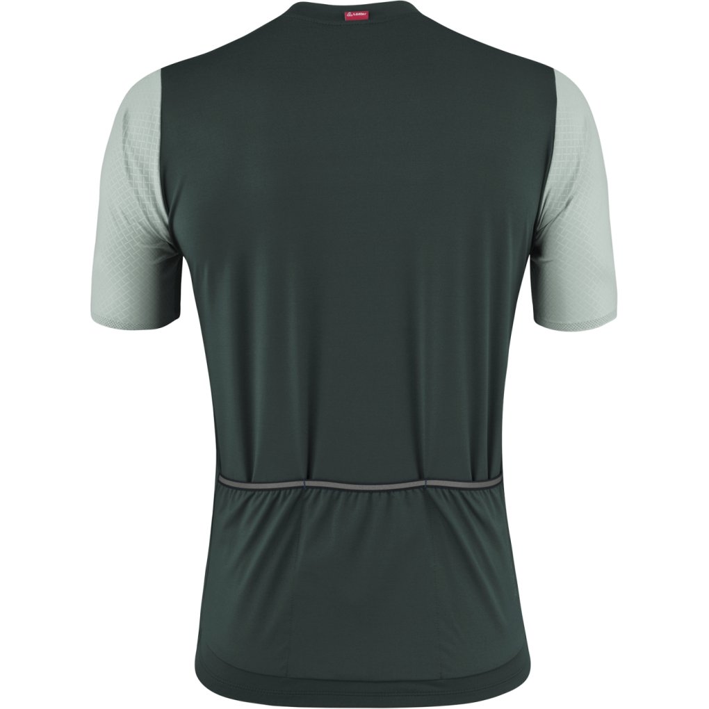 Löffler Skys Clear Mid Full Zip Bike Jersey Men - forest 365
