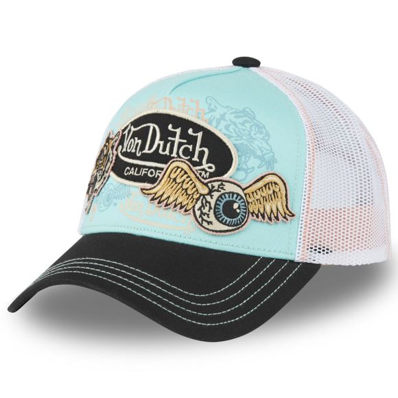 Von Dutch Trucker Patches Cap - BlueRef: Vdh0210/Vd/1/Ct/Patches/08-Tu