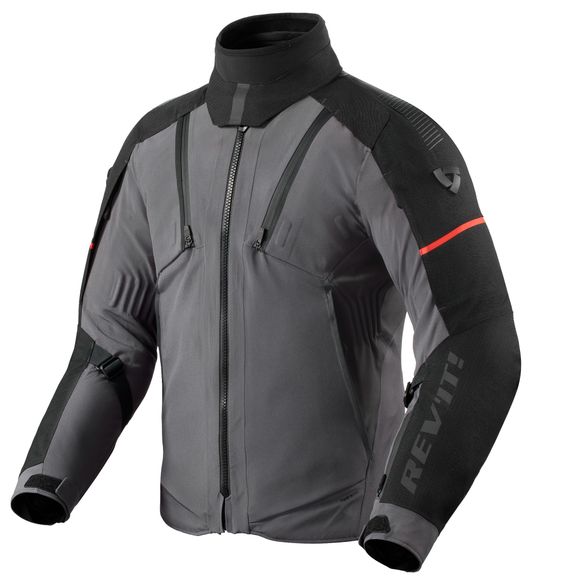 Motorcycle jacket Rev it Inertia H2O - Gray / BlackRef: Ri1442-C195