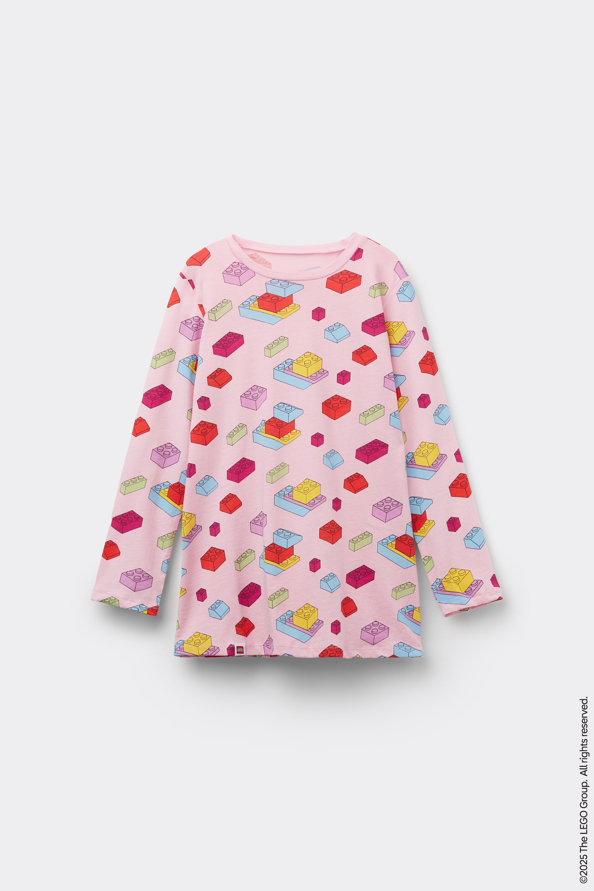 Girls’ Lego Print Cotton Nightgown