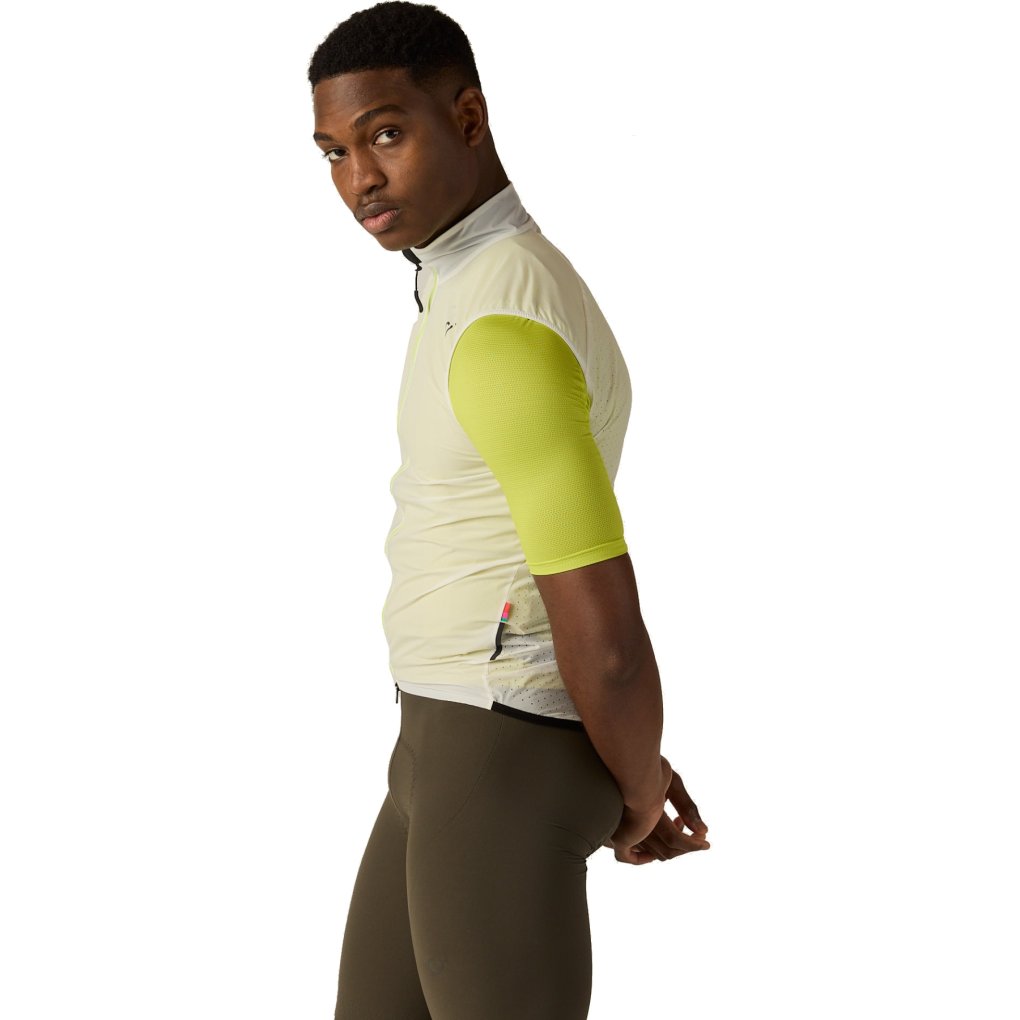 Velocio Ultralight Vest Men - Undyed Chartreuse
