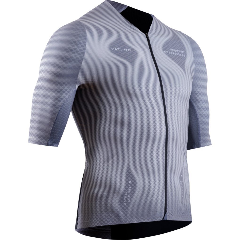 X-Bionic Corefusion Ultimate Aero Jersey Men - windmap/seal grey
